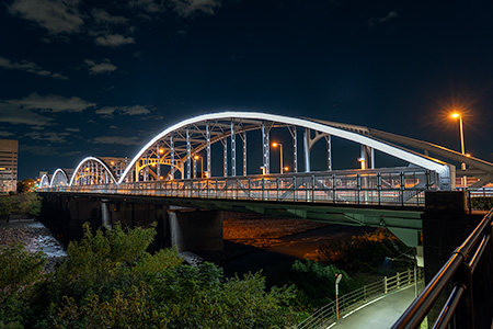群馬大橋の夜景