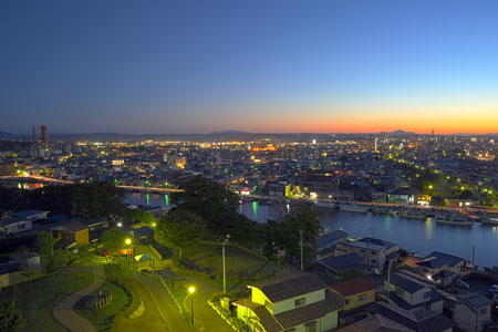 グレットタワーみなとの夜景
