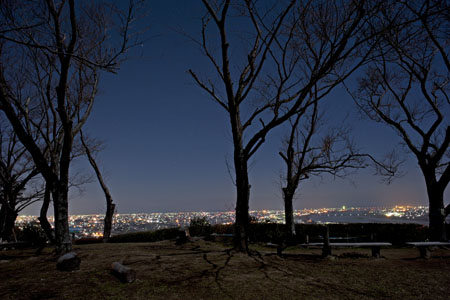 白岩寺公園の夜景
