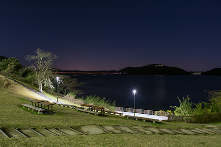 浜名湖SAの夜景