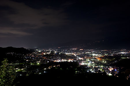 花咲山展望台の夜景