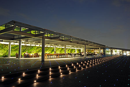 羽田空港 第2旅客ターミナル 展望デッキの夜景