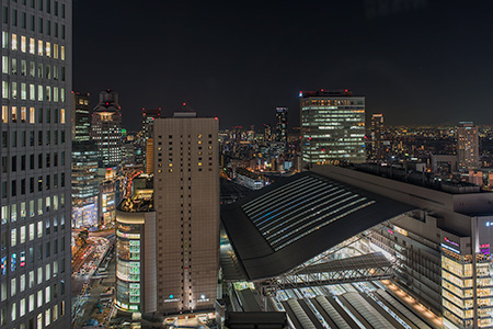 阪急グランドビルの夜景