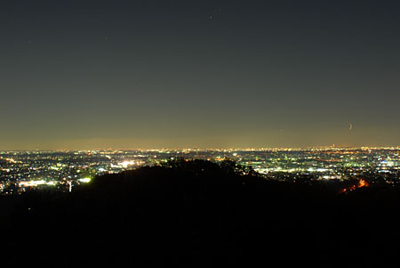 八菅山展望台の夜景