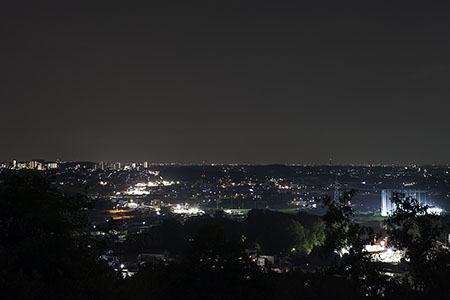 平成展望台の夜景