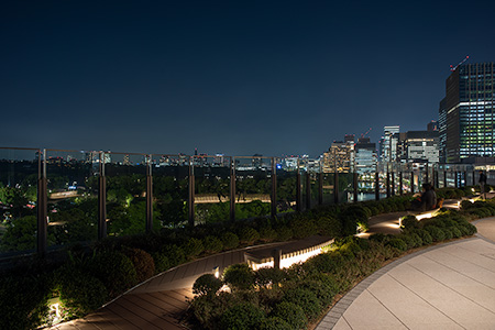 東京ミッドタウン日比谷 パークビューガーデンの夜景