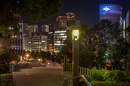 日枝神社の夜景