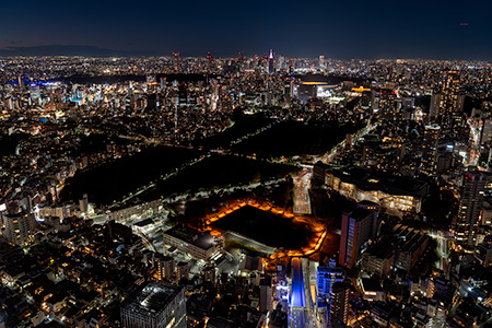 六本木ヒルズ　東京シティビューの夜景