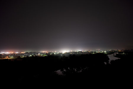 姫神公園の夜景
