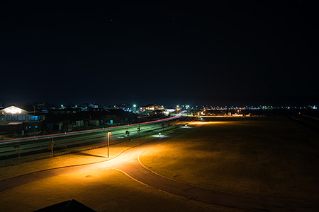 比美乃江公園 展望台の夜景