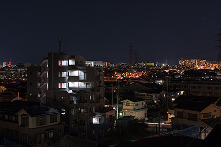 平山三丁目の夜景