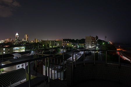 日和山展望台の夜景