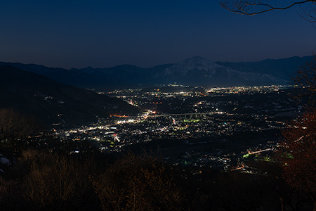 宝登山の夜景