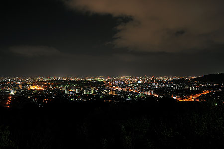 本妙寺公園の夜景