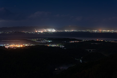 星上山展望台の夜景