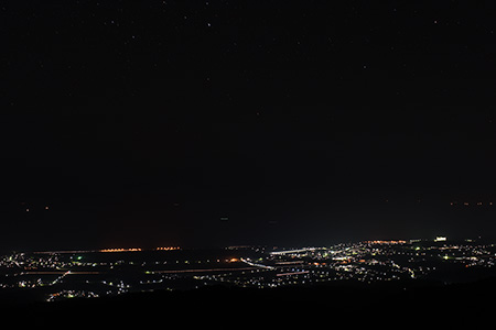 宝達山の夜景