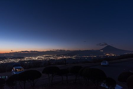 滝知山展望台－西　伊豆スカイラインの夜景