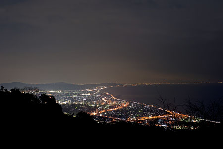 石垣山城の夜景