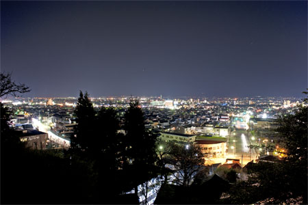 飯盛山の夜景