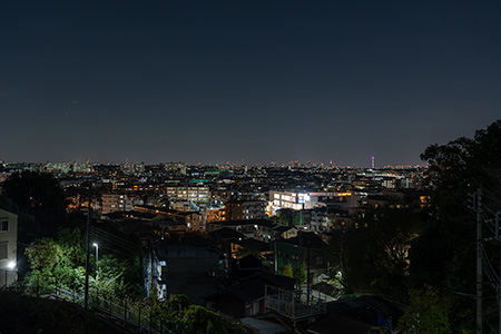 生田明王公園の夜景