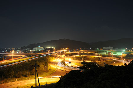 インター展望台の夜景