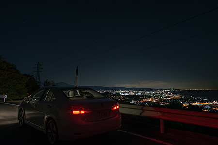笠懸山の夜景