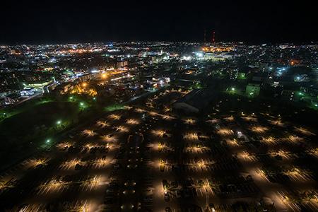 石川県庁　展望ロビーの夜景