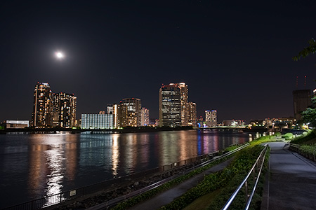 石川島公園の夜景