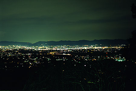 石巻山の夜景