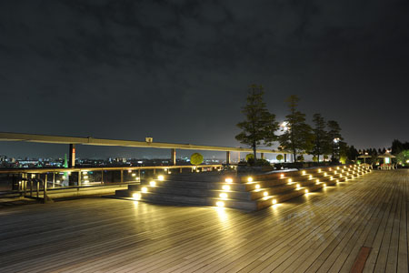 伊丹空港　展望デッキの夜景