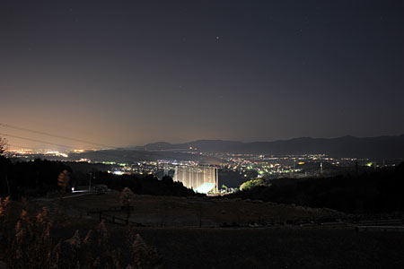 岩間山の夜景
