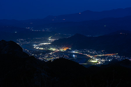 伊豆パノラマパーク　さえずりテラスの夜景