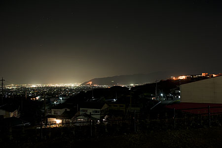 甚六桜公園の夜景