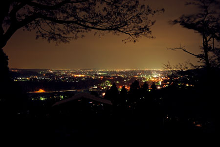 城ヶ山公園の夜景