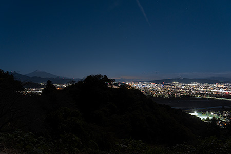 円山花木園近くの夜景