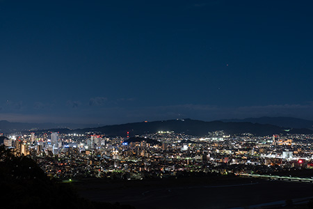 円山花木園近く