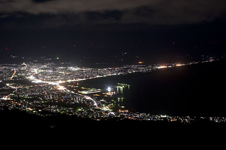 釜臥山の夜景