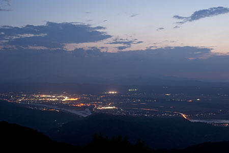 金倉山休憩展望台の夜景