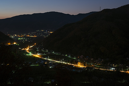 金尾山つつじ公園の夜景