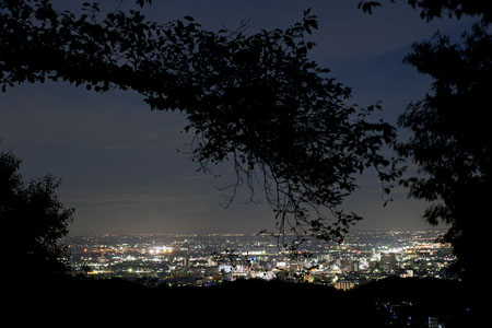 金山自然公園の夜景