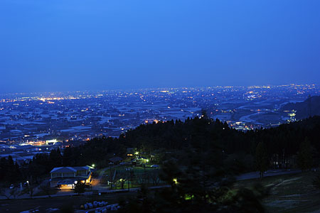 閑乗寺公園の夜景