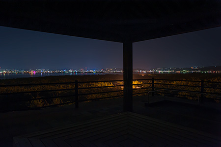 烏島展望所の夜景