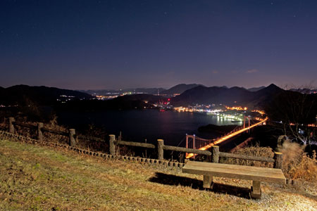 カレイ山展望公園の夜景