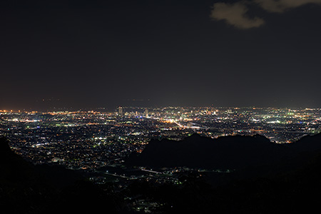 柏尾峠の夜景