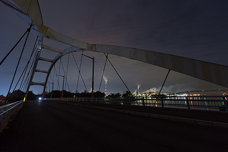 霞ヶ浦パークブリッジの夜景
