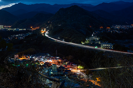 パストラルびゅう桂台の夜景