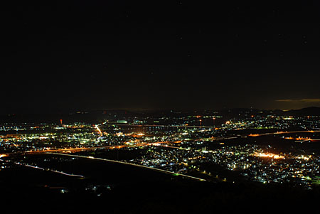 芥子山公園の夜景
