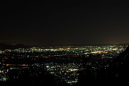 芥子山公園の夜景