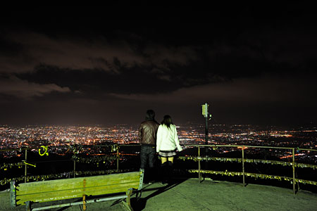 金峰山の夜景