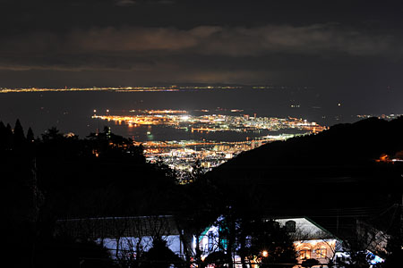 六甲山記念碑台の夜景